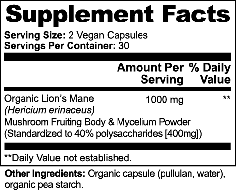 Mind & Body – Organic Lion’s Mane